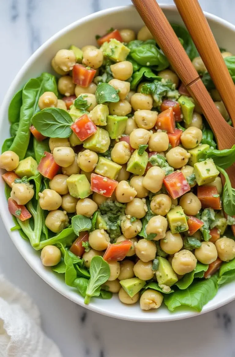 Creamy Chickpea and Avocado Salad