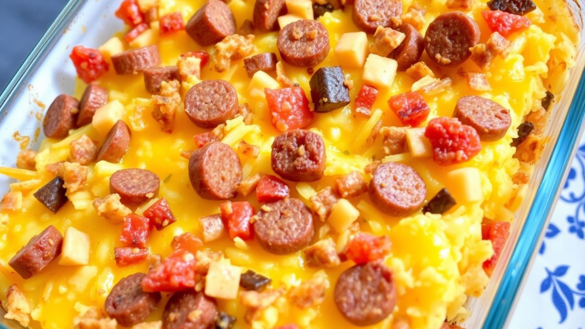 Sausage & Hash Brown Breakfast Casserole