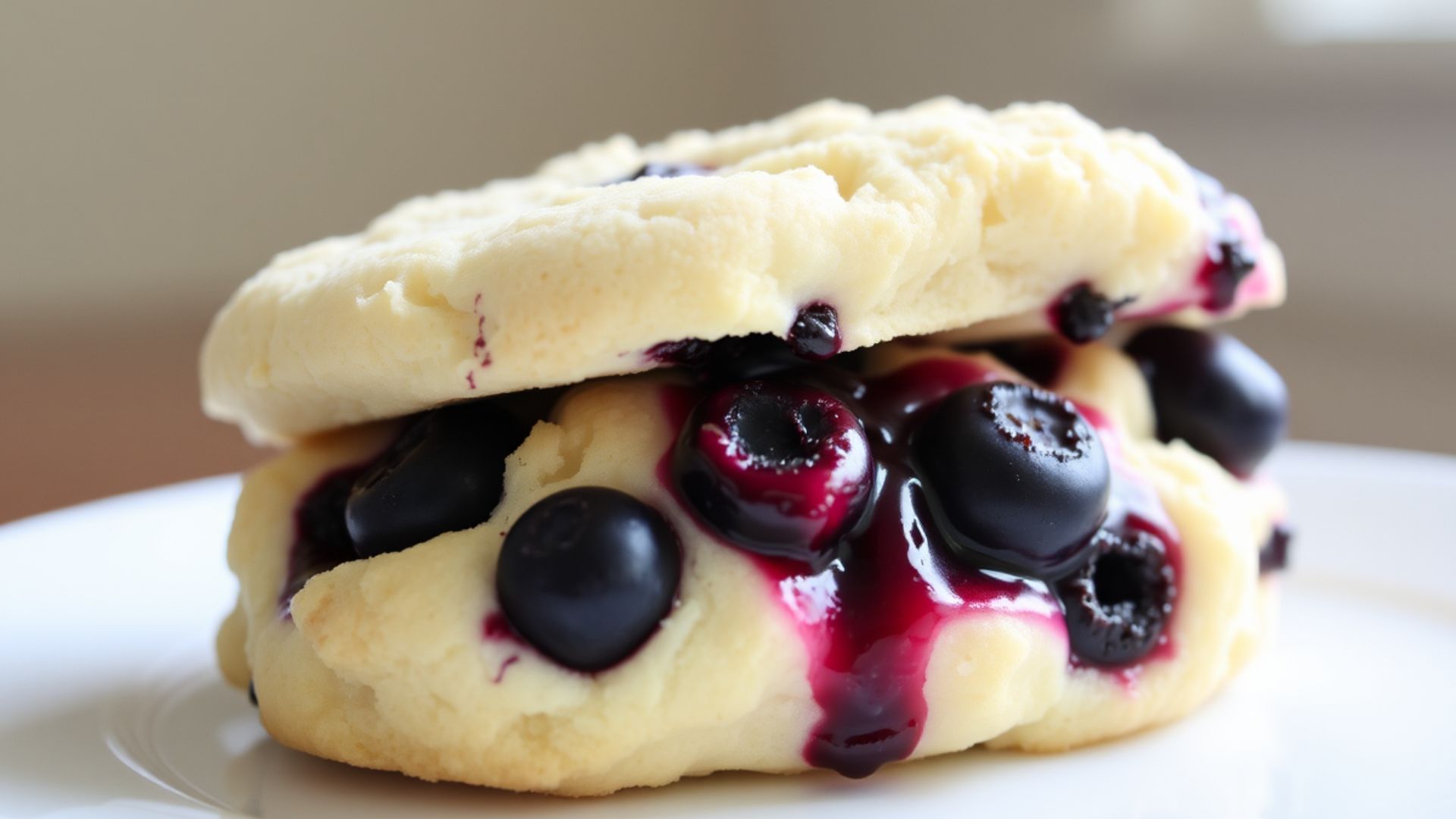 Sweet Blueberry Biscuits