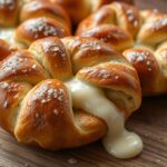 Mozzarella Stuffed Soft Pretzels Recipe