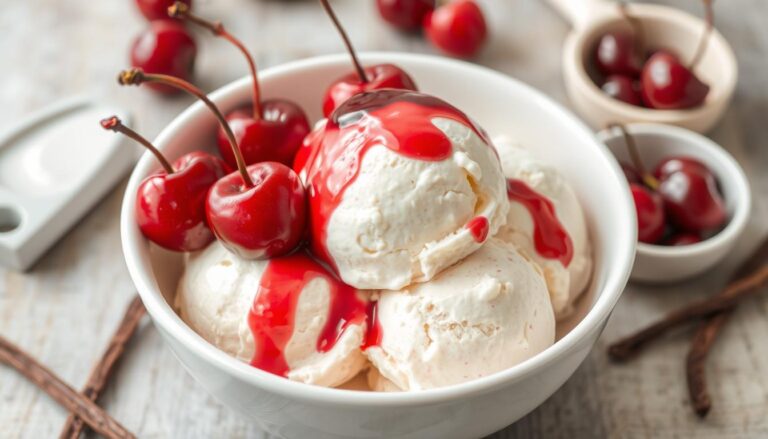 Cherry Vanilla Ice Cream