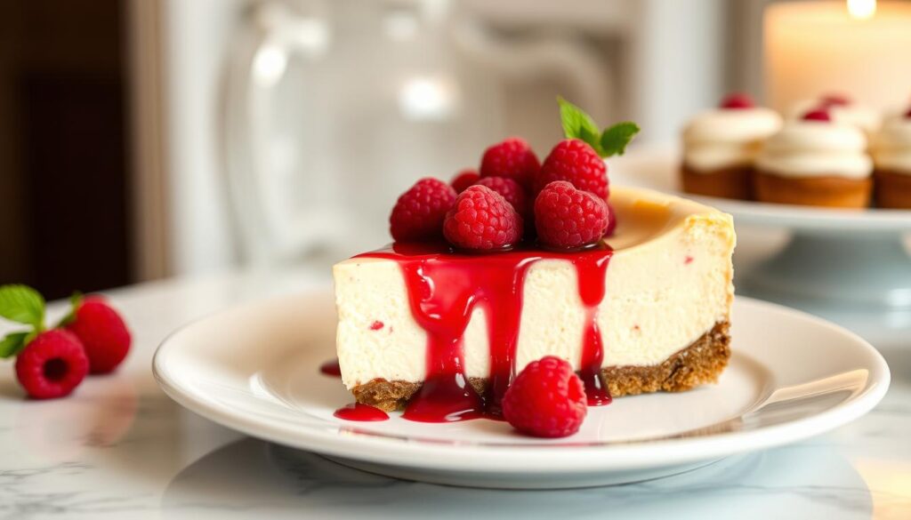 Raspberry Cheesecakes