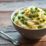 Creamed Potatoes and Peas