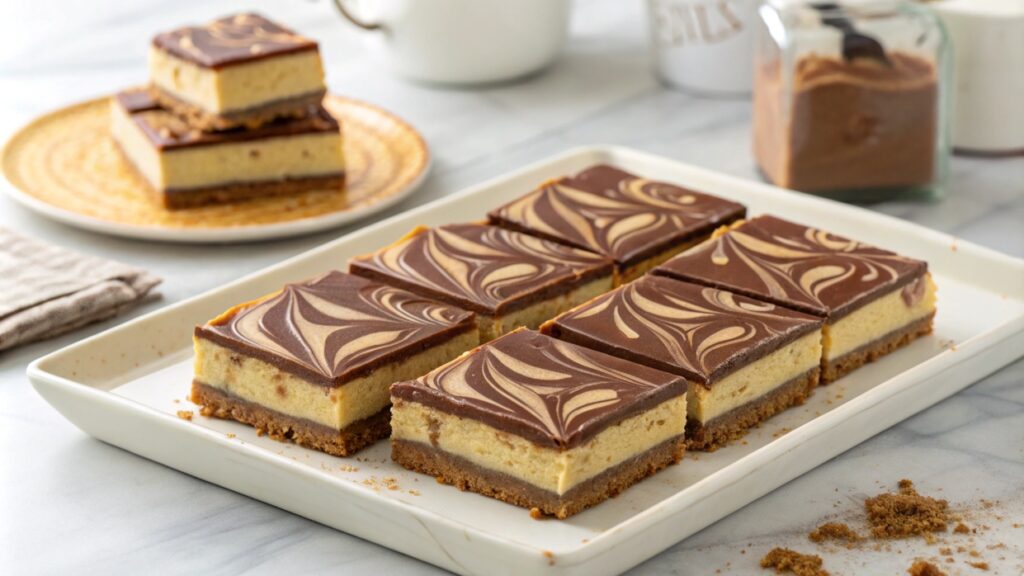 Easy No-Bake Nutella Cheesecake Bars