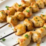 Honey Garlic Chicken Skewers