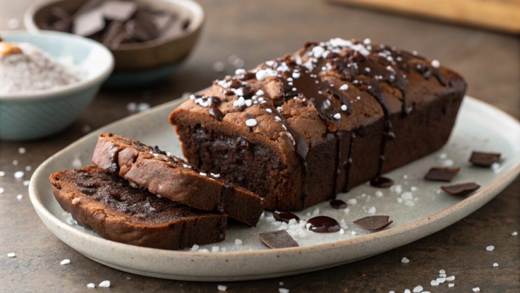 Hot Fudge Brownie Bread