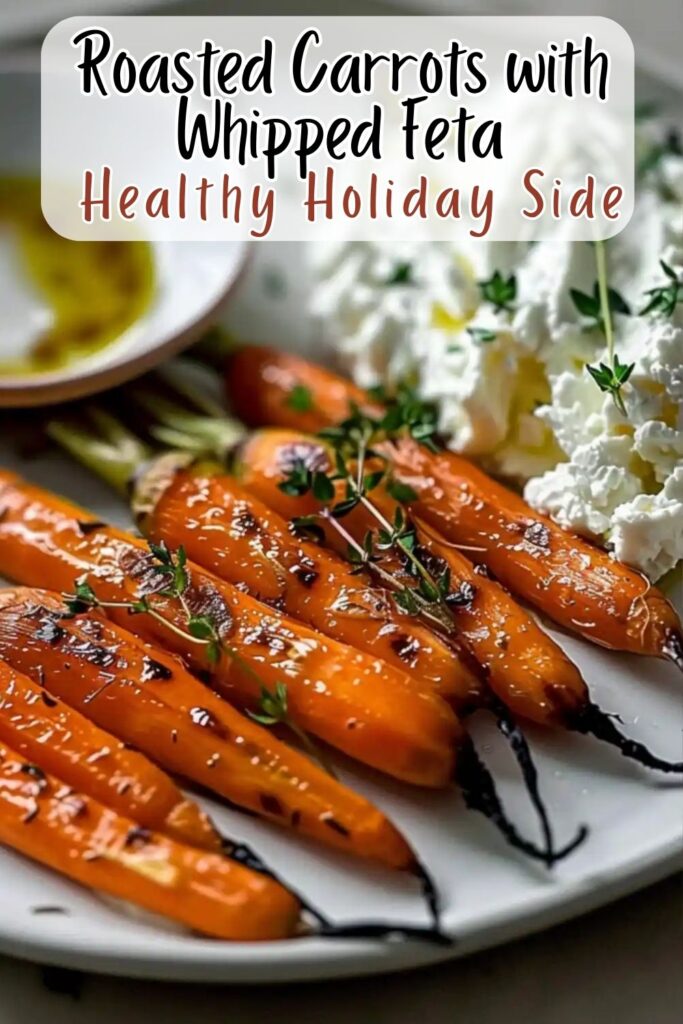 Roasted Carrots with Whipped Feta