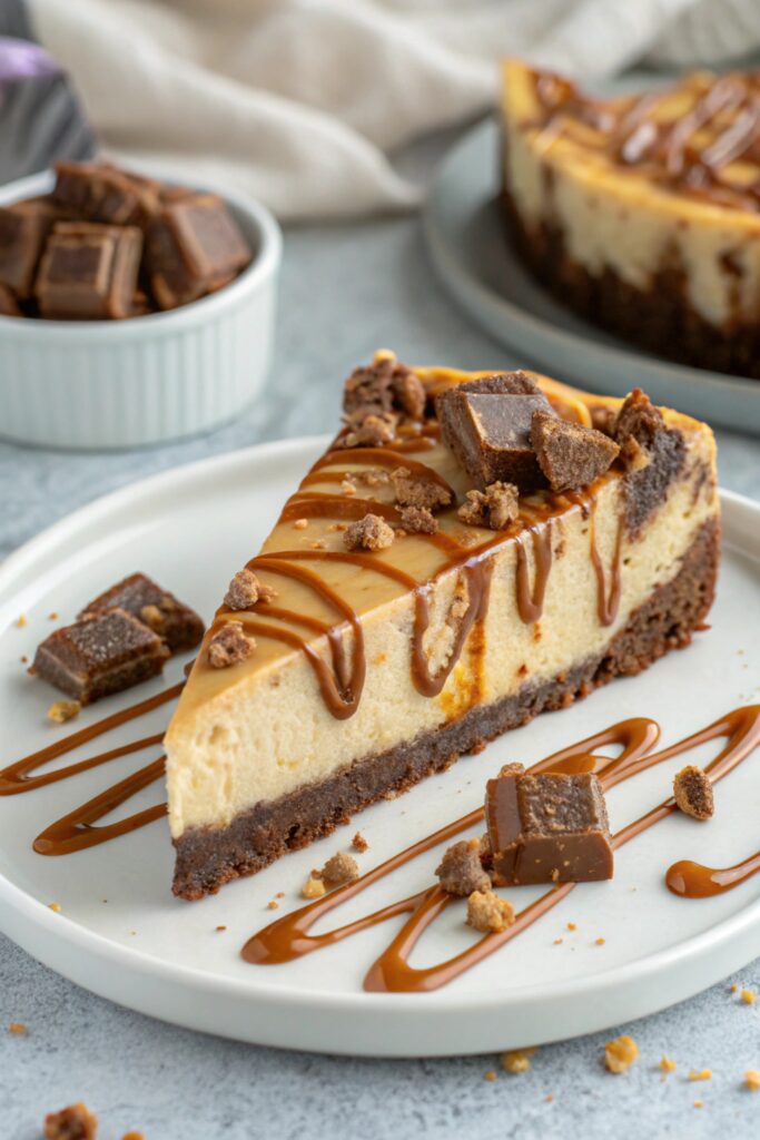 Caramel Brownie Cheesecake