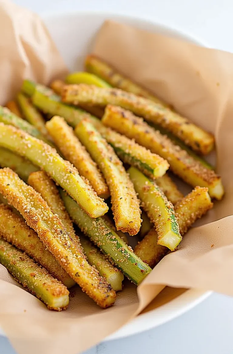 Crispy Baked Parmesan Zucchini Fries