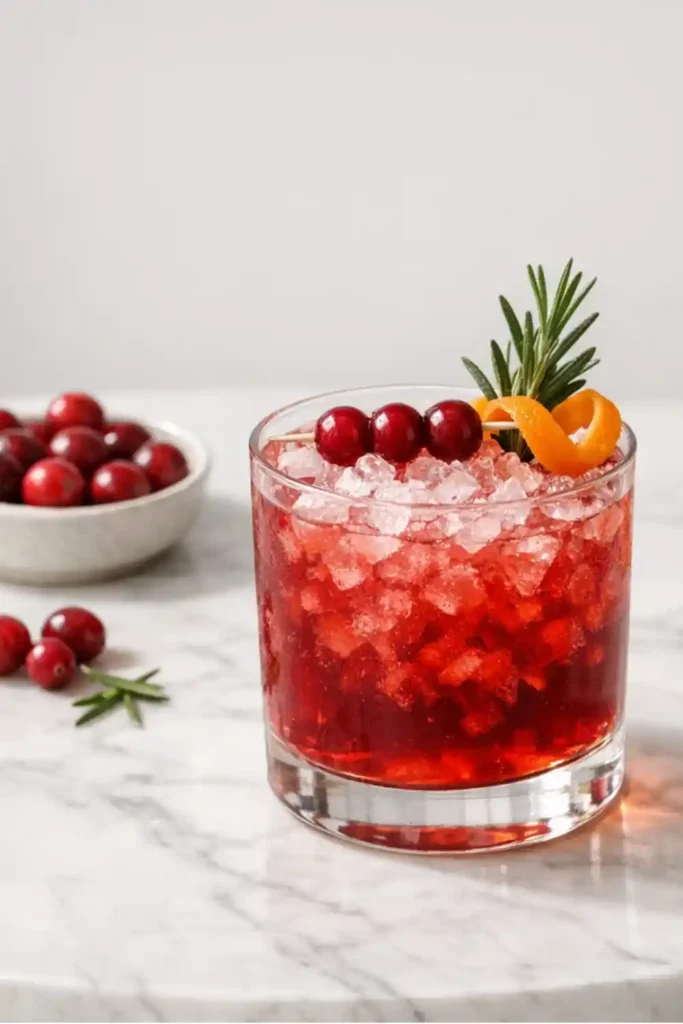 Cranberry Bourbon Smash
