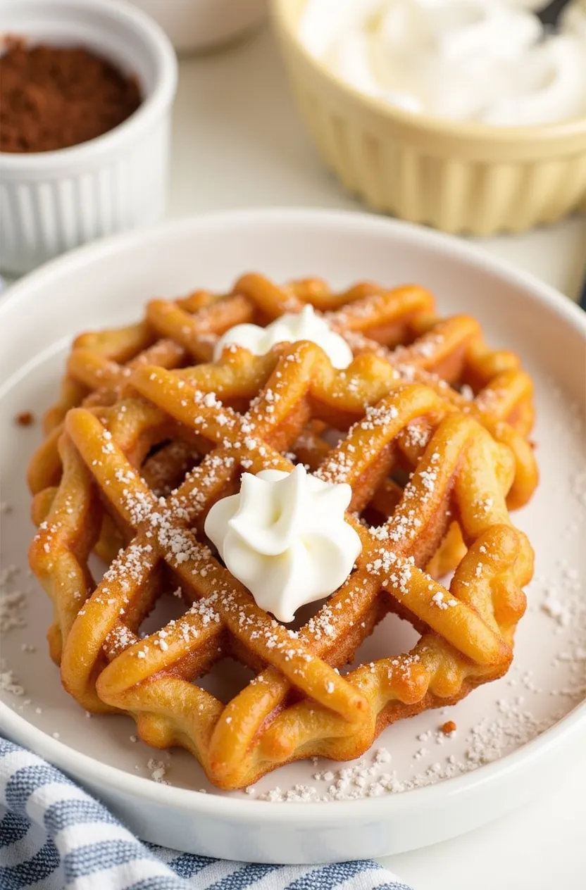 Crispy Funnel Cake