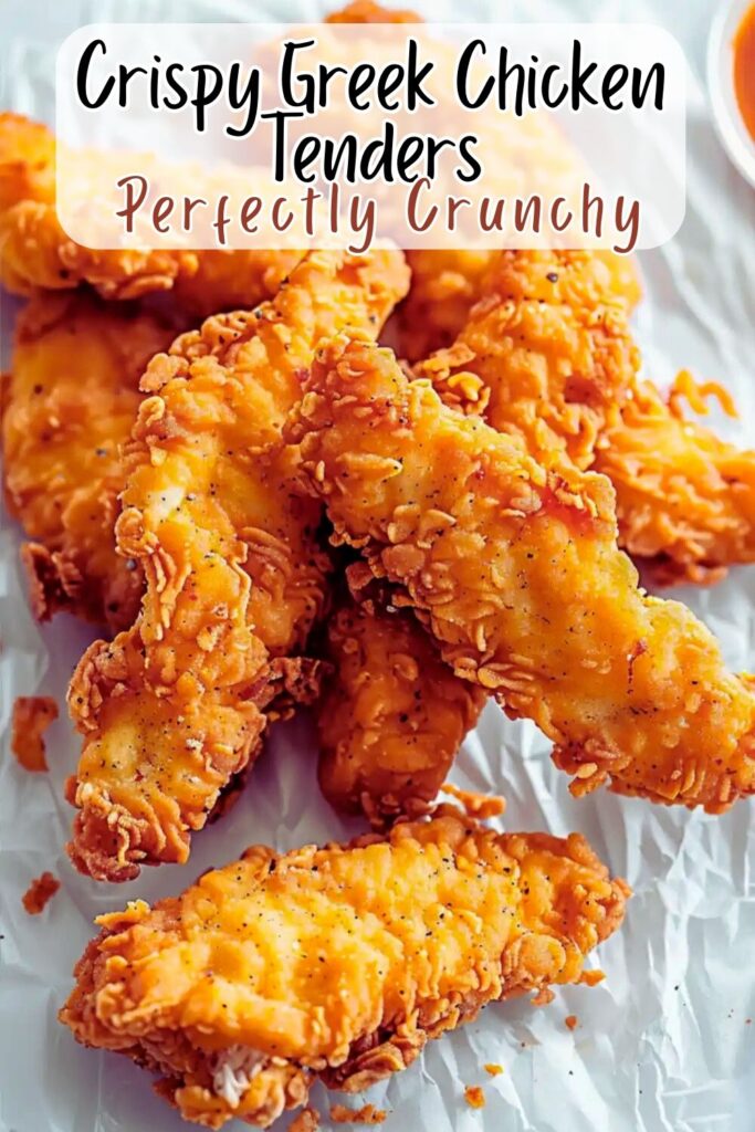 Crispy Greek Chicken Tenders