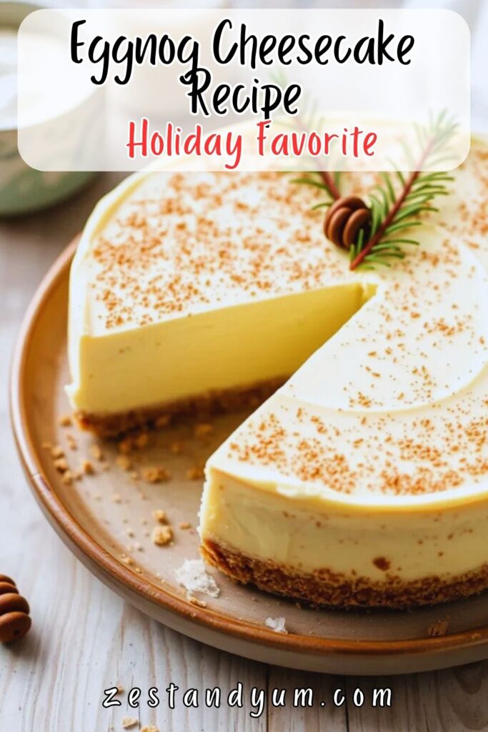 Eggnog Cheesecake Recipe