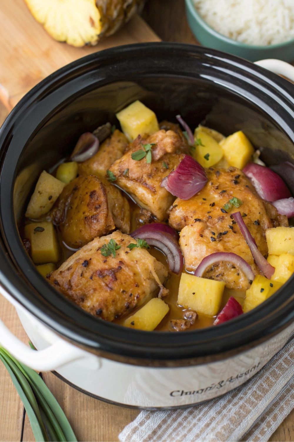 Hawaiian Crockpot Chicken