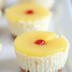 Mini Pineapple Upside-Down Cheesecakes