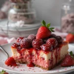 Strawberry Cheesecake Dump Cake