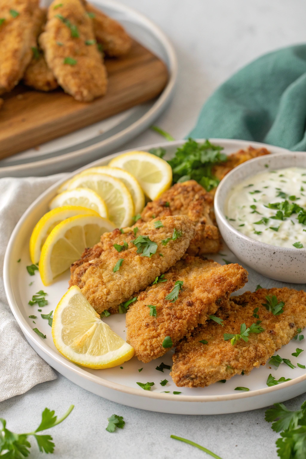 Crispy Greek Chicken Tenders