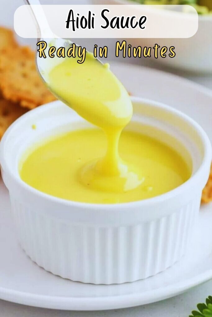 Creamy Homemade Aioli Sauce – Easy Garlic Sauce Recipe