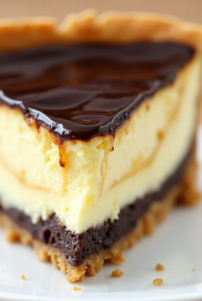 Boston Cream Pie Cheesecake