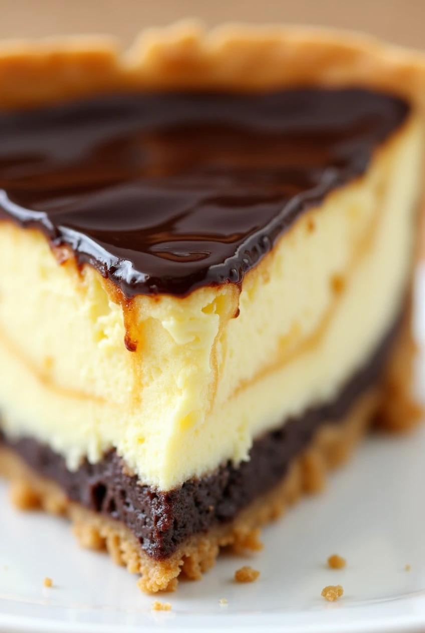 Boston Cream Pie Cheesecake