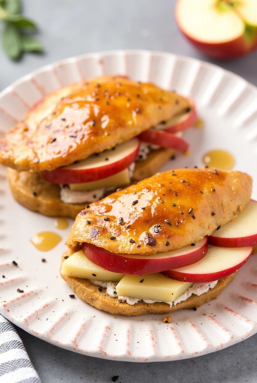 Brie and Apple Stuffed Chicken