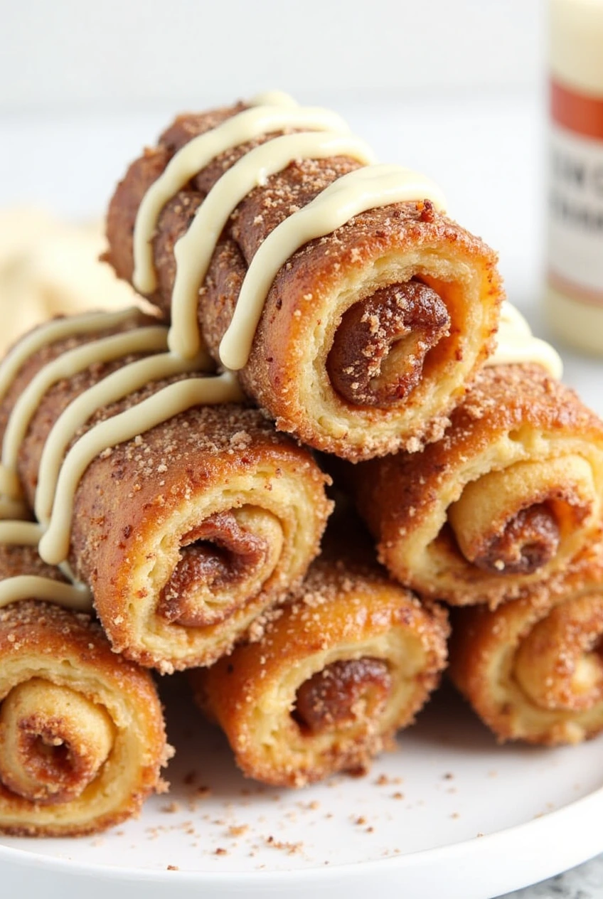 Cinnamon Roll French Toast Roll-Up