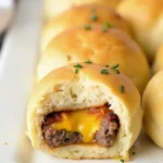 Garlic Parmesan Cheeseburger Bombs