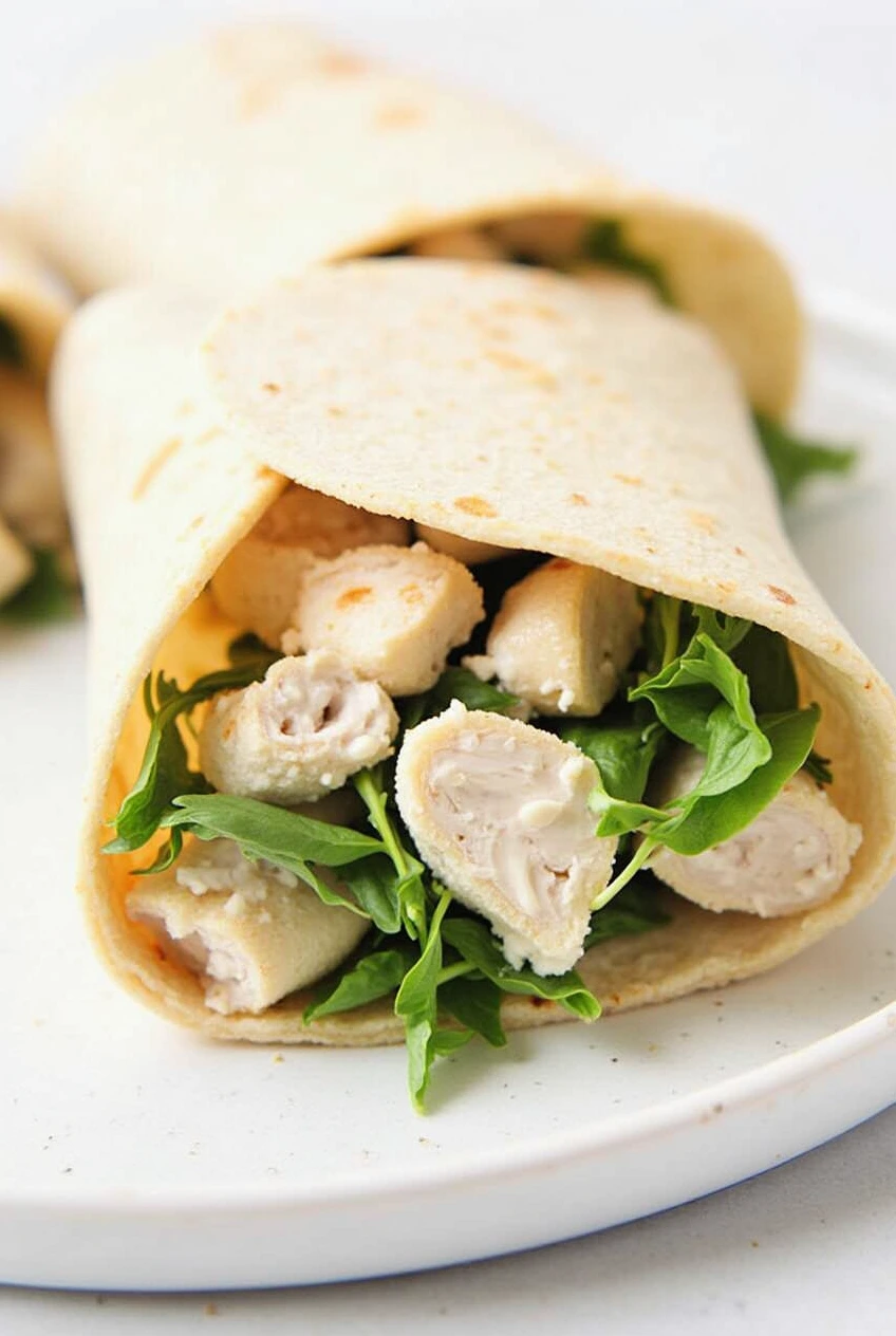 Greek Yogurt Chicken Salad Wraps