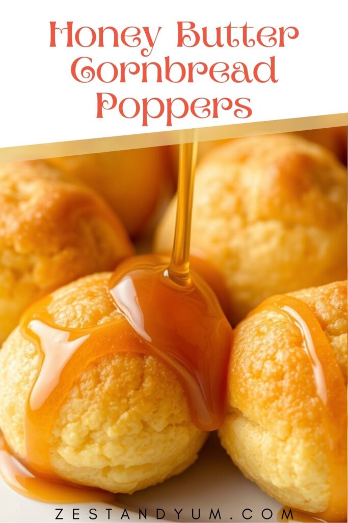 Honey Butter Cornbread Poppers