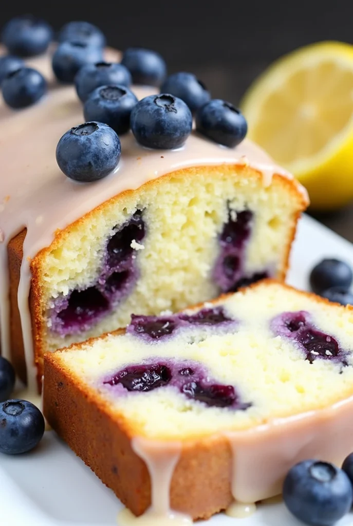 Lemon Blueberry Pound Cake