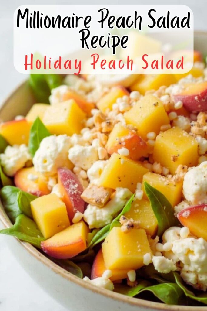 Millionaire Peach Salad Recipe