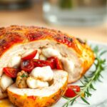 Mozzarella and Sun-Dried Tomato Stuffed Chicken