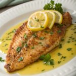 Pan-Fried Tilapia with Lemon Butter Sauce