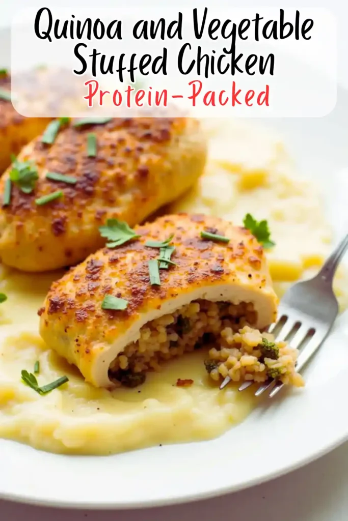 Quinoa and Vegetable Stuffed Chicken