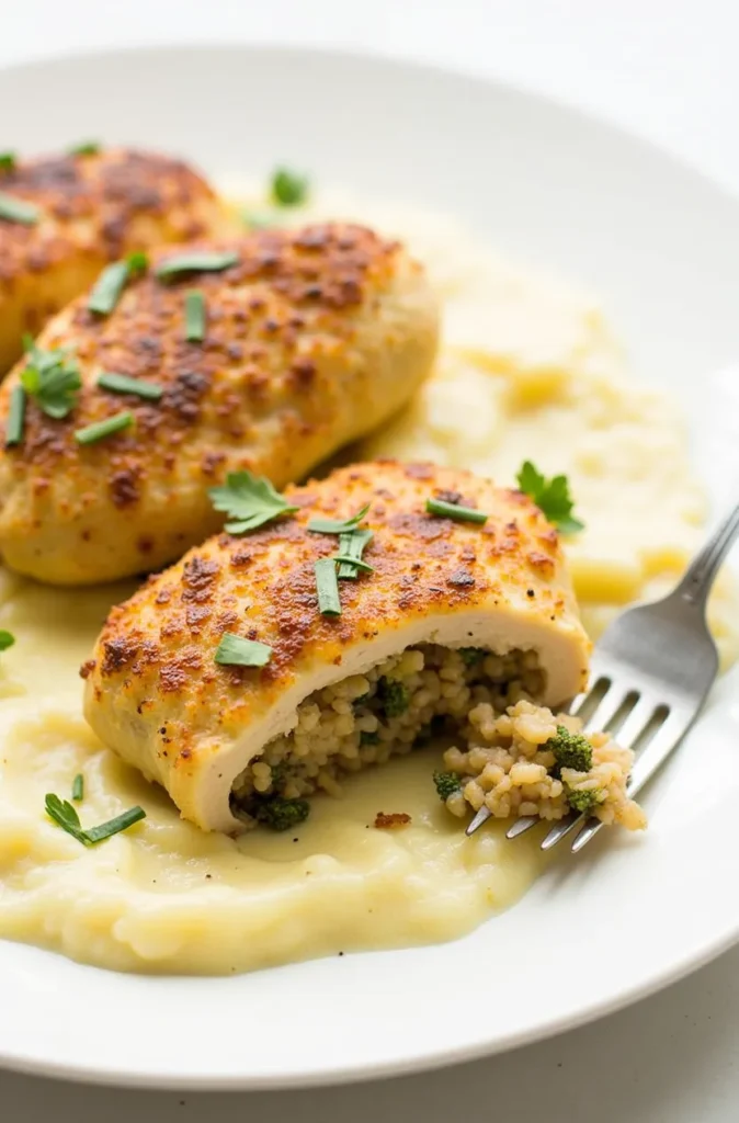 Quinoa and Vegetable Stuffed Chicken