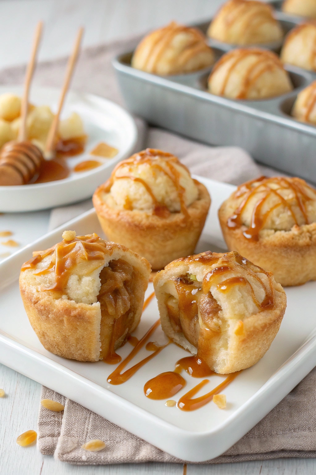 caramel apple pie bombs