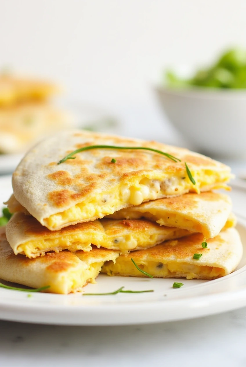 Cheesy Breakfast Quesadilla