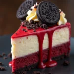 Red Velvet Oreo Cheesecake