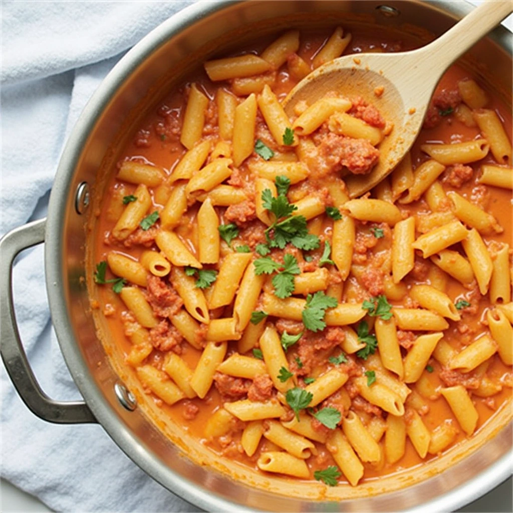 One Pot Creamy Tomato Pasta