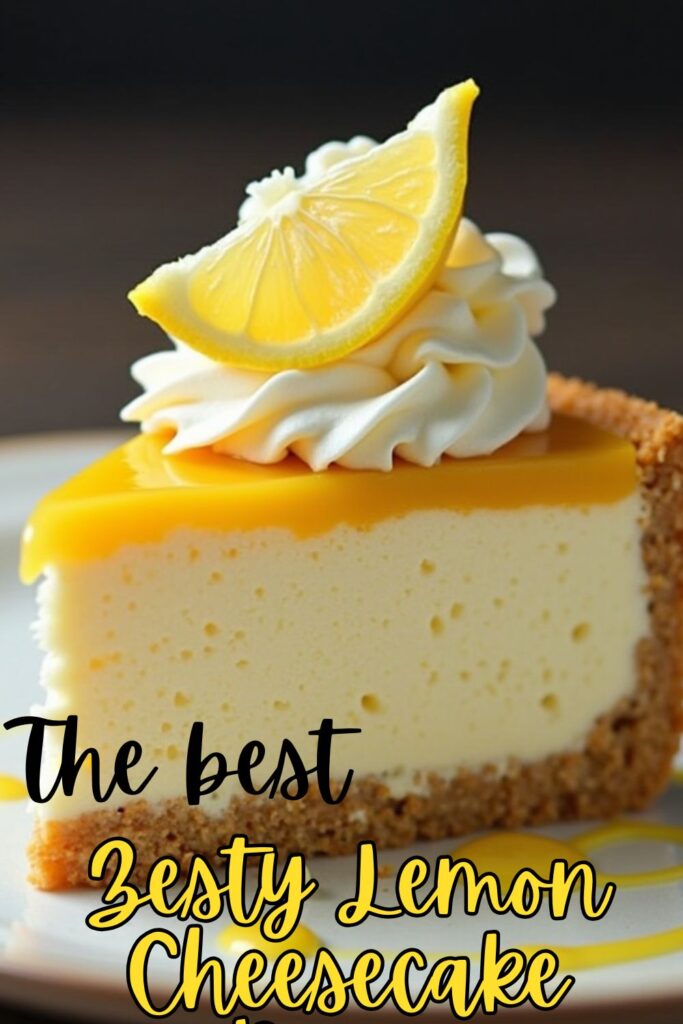 Zesty Lemon Cheesecake