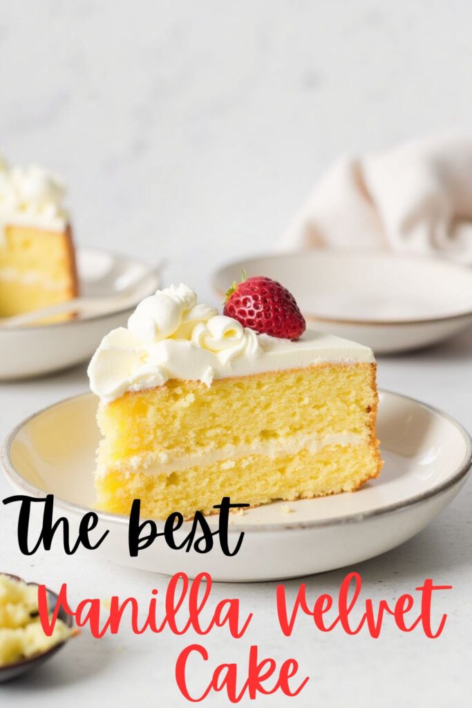 Vanilla Velvet Cake Recipe