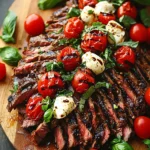 Balsamic Caprese Grilled Steak