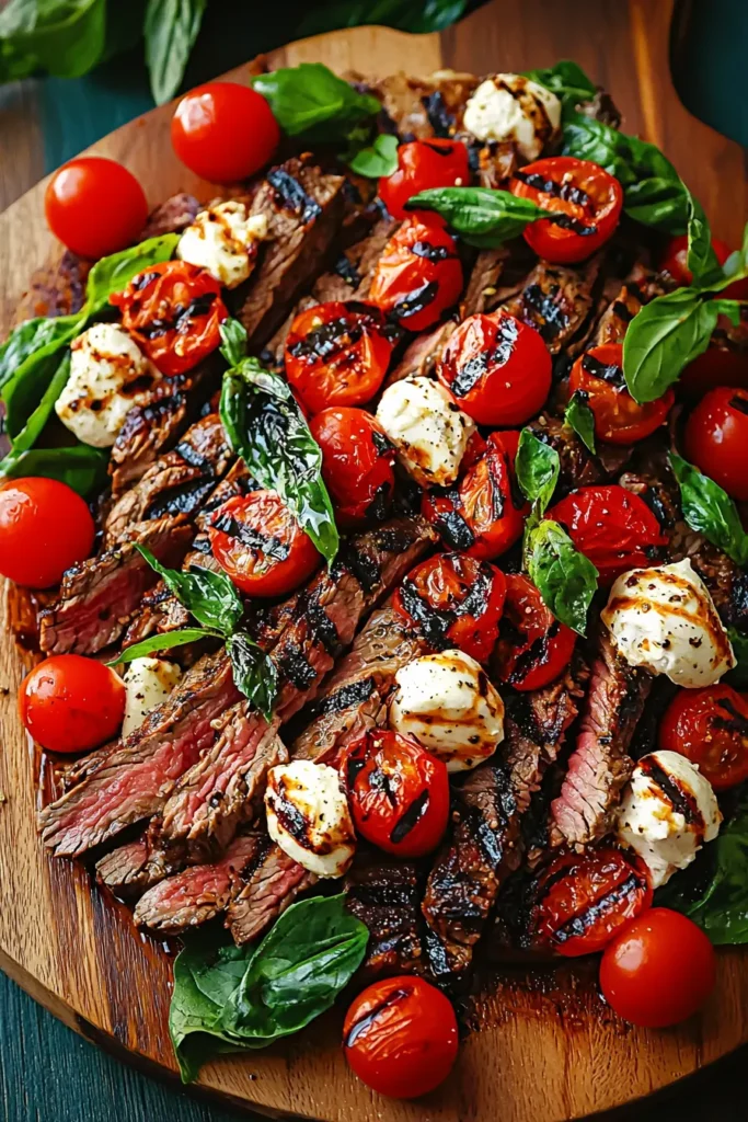 Balsamic Caprese Grilled Steak