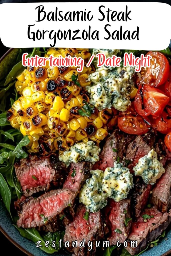 Balsamic Steak Gorgonzola Salad