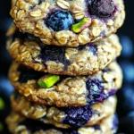 Blueberry Pistachio Oatmeal Cookies