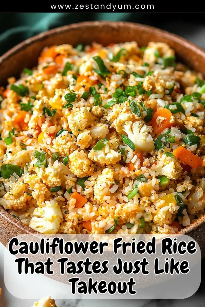 Cauliflower Fried Rice That Tastes Just Like Takeout