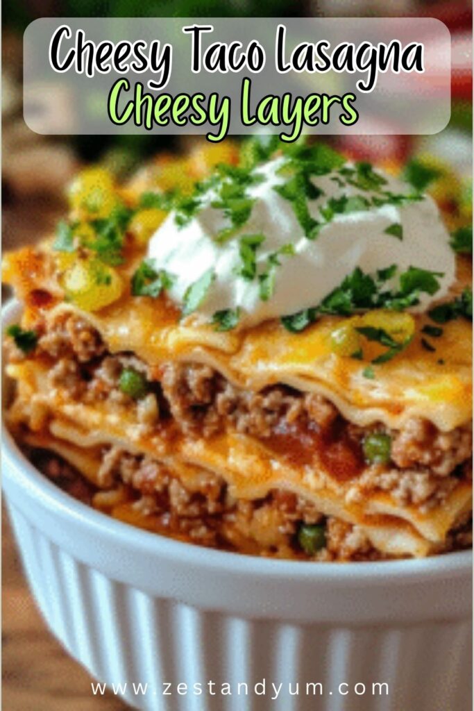Cheesy Taco Lasagna