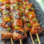 Chicken Yakitori Recipe - Japanese Grilled Chicken Skewers