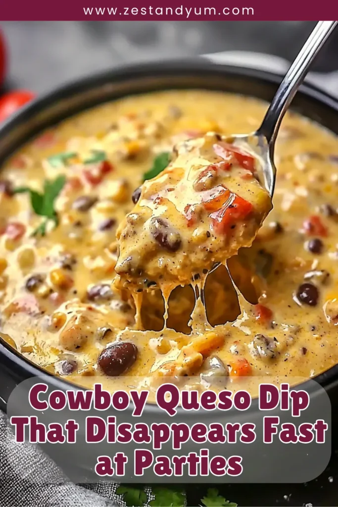 Cowboy Queso Dip That Disappears Fast at Parties