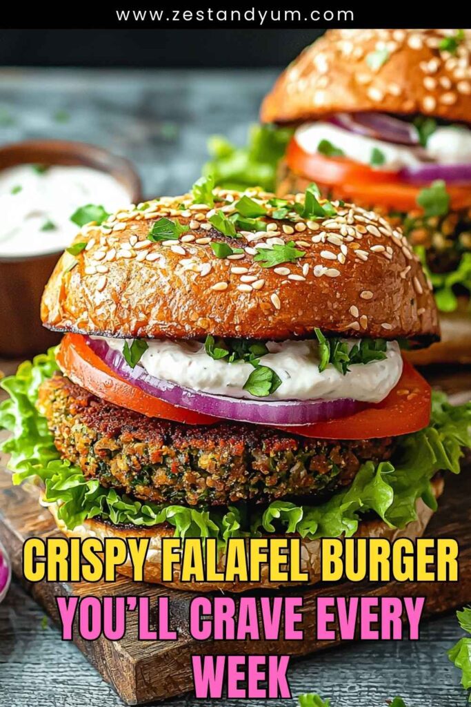 Crispy Falafel Burger You’ll Crave Every Week